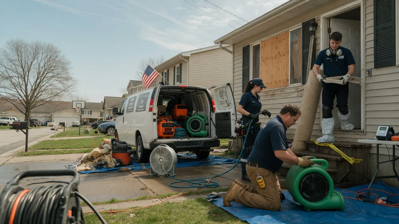 Water Damage Restoration in Denmark, WI near me